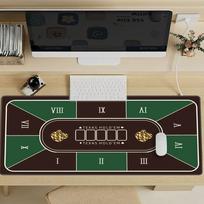 AntiSlip Base Keyboard Mouse Pad With Poker Card Design HighDefinition Poker Card Desktop Layout Escritorio Accesorios 800x300x2mm white