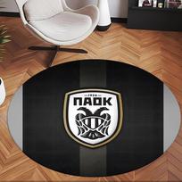 Paok (32) Round Office Rug Decorative Floor Rug for Office Bedroom Living Room and Home Space 80cmx80cm
