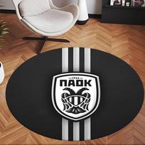 Paok (32) Round Office Rug Decorative Floor Rug for Office Bedroom Living Room and Home Space 100cmx100cm