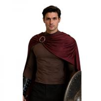 Cos kostiumas Helovinas viduramžių riteris renesansas vintažinis su gobtuvu apsiaustas cosplay skara rinkinys S（118cm） black
