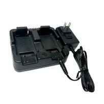 EU/US 2M Battery Dual Charger for Nikn NIVO 2M/2C Series Total Station Spectra Focus 6 & 8 Nivo C & M Battery for Trimble M3 US PLUG