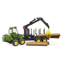 Žaislas Bruder miško traktorius John Deere 1210E 02133