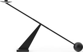 Audo Copenhagen Žvakidė klasikinei žvakei Interconnect juodos spalvos 70 cm