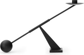 Audo Copenhagen Žvakidė klasikinei žvakei Interconnect juodos spalvos 42,5 cm