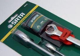 SATA kombinuotieji veržliarakčiai SU DVIGUBO RETŠKŲ RINKINYS 3 vnt / 10, 13, 17mm