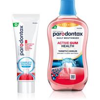 Parodontax Complete Protection & Active Gum Health Extra Fresh rinkinys sveikiems dantims ir dantenoms