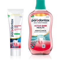 Parodontax Active Gum Repair & Health Fresh Mint rinkinys visapusei dantų apsaugai