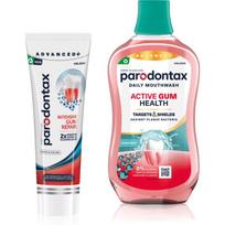 Parodontax Intensive Gum Repair White & Active Gum Health rinkinys dantims