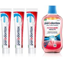 Parodontax Extra Fresh & Active Gum Health rinkinys dantims