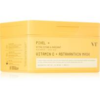 VT Cosmetics Vitamin C Astaxanthin Mask spindesio suteikianti drėkinamoji kaukė odos atspalviui išlyginti didelė pakuotė 30 vnt.