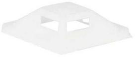 Organizatorius ProXtend ProXtend lipnūs kabelių laikikliai 25mm x 25mm balti, 50 vnt. maišelyje