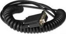 Honeywell Cable: RS232 (5V signals), juodas, DB9 Female, 3m (9.8´), coiled, 5V external power with option power on pin 9, w/o ferrite
