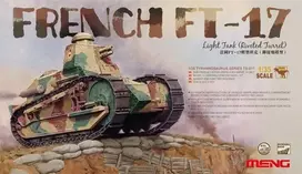 Meng Model Meng TS-011 Renault FT-17 prancūzų tankas 1/35 plastikinis surinkimo rinkinys