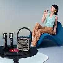 Divoom Divoom SongBird-SE Juodas Garso kolonėlė su „Bluetooth“ ir karaokės efektais