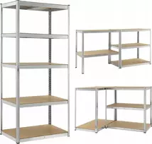 Funfit METALINĖ LAIKYMO LENTYNA 180x90x40cm STIPRI 1000KG