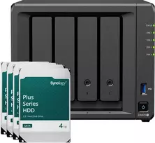 Serveris „Synology DS925+ 16TB Plus HDD NAS“ rinkinys, įskaitant 4 x 4 TB „Synology Plus“ 3,5 colio SATA kietuosius diskus