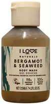 I Love Naturals Collection Bergamot & Seaweed drėkinanti dušo želė visų tipų odai, 125 ml
