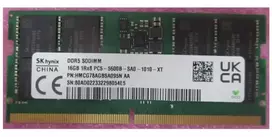 RAM HP 16GB DDR5 SODIMM atminties modulis, 5600 MT/s