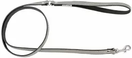 Barry King Odinė pavadėlė šunims, pilka/juoda, XS-S, 12mm/120cm