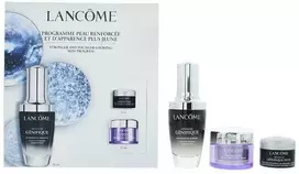 Set Lancome: Advanced Genifique Anti-Aging Serum For Face, 30 ml + Rénergie HPN 300-Peptide Anti-Aging Kreminis For Face, 15 ml + Advanced Genifique Hydration Paakių kremas, 5 ml