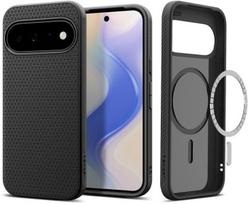 Spigen Liquid Air Mag MagSafe dėklas Google Pixel 11 telefonui, matinis juodas