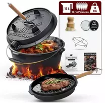 Lumarko Gusskönig liejimo Dutch Oven rinkinys 12L be kojelių