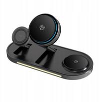 Ładowarka 4kom.pl TECH-PROTECT A51 ARCTICBOOST 3IN1 MAGNETIC MAGSAFE WIRELESS CHARGER 25W QI2.2 BLACK