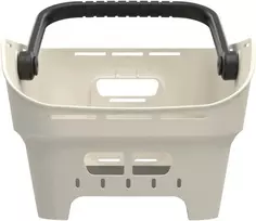 Basil Galinė dviračio krepšys ant bagažinės CENTO NEO rear bicycle basket 21L MultiSystem NX off-baltas