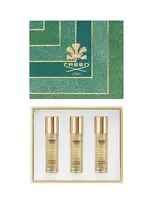 Set Creed: Aventus Eau De Parfum For Men, 10 ml + Žalias Irish Tweed Eau De Parfum For Men, 10 ml + Sidabrinis Mountain Vanduo Eau De Parfum For Men, 10 ml