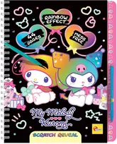 Lisciani LISCIANI MY MELODY IR KUROMI eskizų knyga su braukymo atidengimu