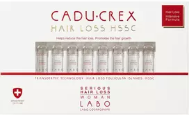 Labo Cadu-Crex Severe Stage Anti-Hair Loss Ampoules Treatment Serum For Scalp For Women, 20 vnt. 3.5 ml