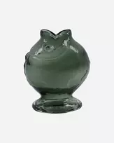 House Doctor - Žuvies vaza - A17,5 cm - Rūkyta pilka