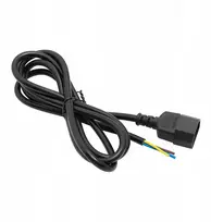 Akyga maitinimo kabelis su atviru alavo AK-OT-09C CU 3x1mm IEC C14 1.8m