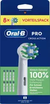Dantų šepetėlis Oral-B dantų šepetėlio galvutės Pro CrossAction 8 vnt. (994040)