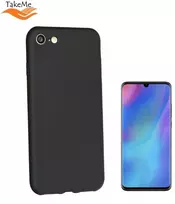 Dėklas iLike Tylny pokrowiec Huawei P30 Pro Silicone case Juodas