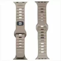 Evelatus Išmaniojo laikrodžio priedai Perkinių laikrodžių apyrankė Watch 38/40/41 Sport Silicone Loop ruda gelsva Pilka (EVEAPP38SSLBG)