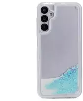 iLike Tylna pokrywa Samsung Galaxy A54 5G Silikoninis dėklas Vanduo Glitter Mėlyna (ILISAMA54SWGB)