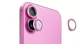 Evelatus apsauga Apple iPhone 16 / 16 Plus kameros objektyvo apsauga Armor rožinė (EVEAPP16CLPP)