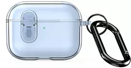 iLike Dėklas do słuchawek Dux Ducis Apple AirPods Pro 3 PECL Series PC+TPU Cover su karabinu Mėlyna