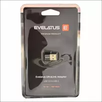 USB adapteris Evelatus Perėjimo adapteris UltraLink OTG USB 3.0 į USB-C 5V 3A 480Mb/s Abyss Mėlyna EVEUOTGAUSB3.0 to USB-C 5V 3A