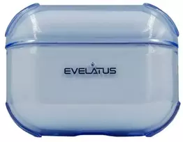 Evelatus Dėklas na ausinės Apple AirPods 3 TPU apsauginis dėklas permatomas Mėlyna EVEAIRP3RTPCTBL