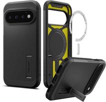 Spigen Tough Armor Mag MagSafe dėklas Google Pixel 11 Pro telefonui, juodas