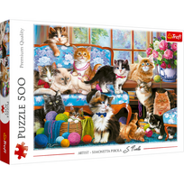 TREFL PUZZLES TREFL Dėlionė „Katės“, 500 det.