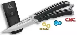 TOGO Peilis K25 02263 Balisong CNC geležtė rutulinis guolis (01RU02263)