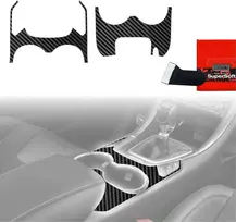 GrizzGlass plėvelė vidaus apdailai PianoSkin Carbon Glossy, skirta Ford Mondeo MK5 (2014–2022) [2 in 1] (GRZ19707)