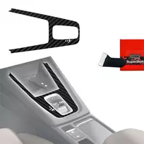GrizzGlass Plėvelė vidaus apdailai PianoSkin Carbon Matte, skirta Skoda Octavia 4 DSG (2020-2026) (GRZ19716)