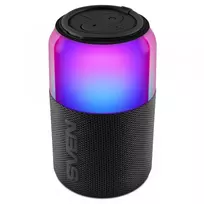 Nešiojama kolonėlė SVEN PS-130, juodas, power output 10W (RMS), TWS, Bluetooth, USB, lithium battery