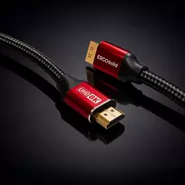 Ergosolid HDMI 2.1 kabelis 8K@60Hz 48Gbps – 2m (OFC varis, apvalkalas, eARC, Atmos, HDR) (HDMI-200CM)