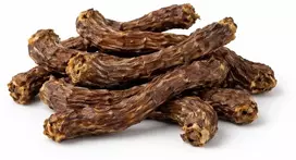 Hau&Miau Užkandis, skanėstas šunims, antienos kakliukai, 500g (HM-8238)