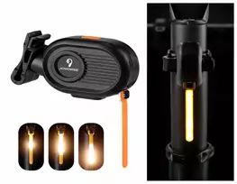 iLike Dviračio aksesuaras JOWORSE įkraunamas COB LED dviračio galinis žibintas USB-C dviračio galinė saugos lemputė 300 mAh atsparus vandeniui Cycling Warni (CB-1804521)